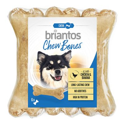 Briantos Chew Bones dla psa, kurczak i banan