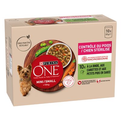 PURINA ONE Mini Adult Weight Control, z indykiem