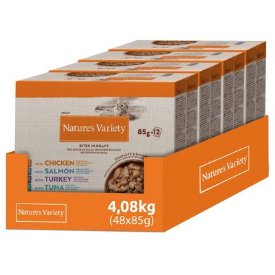 Korzystny pakiet Nature's Variety Bites w sosie, 48 x 85 g