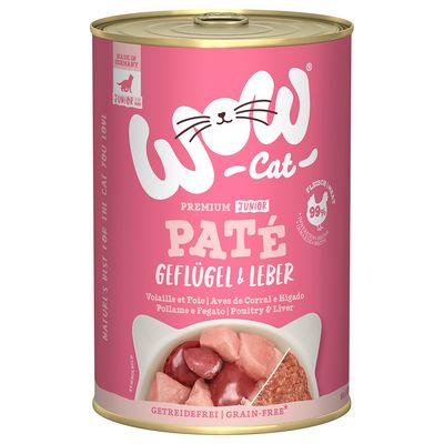 WOW Cat Junior, 6 x 400 g