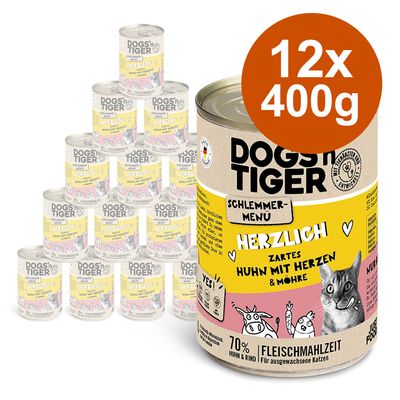 Korzystny pakiet Dogs'n Tiger smakowite menu 12 x 400 g