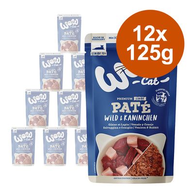 WOW Cat Senior Paté, 12 x 125 g