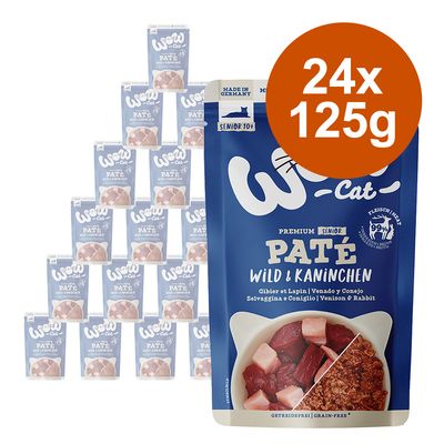 Korzystny pakiet WOW Cat Senior Paté 24 x 125 g