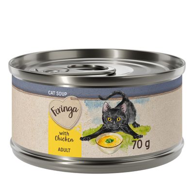 Korzystny pakiet Feringa cat soup, zupa dla kota, 24 x 70 g