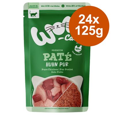 Korzystny pakiet WOW Cat Adult, 24 x 125 g