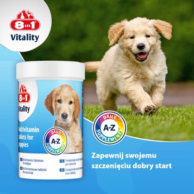 8in1 Vitality tabletki multiwitaminowe dla szczeniąt