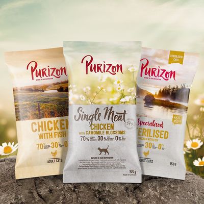 Purizon karmy suche dla kota w opakowaniach próbnych