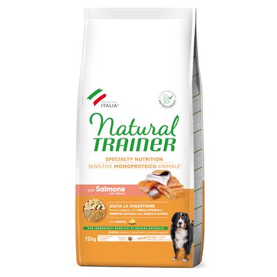 Natural Trainer Sensitive Mature Medium & Maxi z łososiem