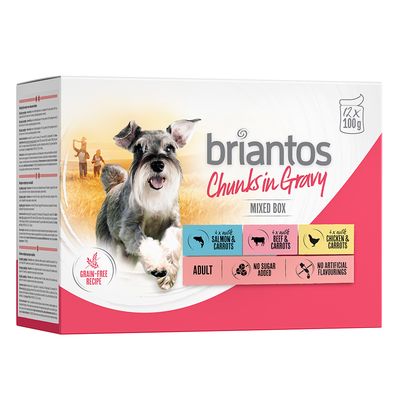 Megapakiet Briantos Chunks w sosie, 48 x 100 g