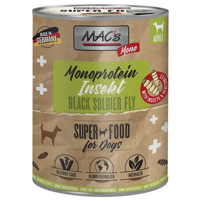 MAC's Monoprotein, owady i superfood, 6 x 750 g