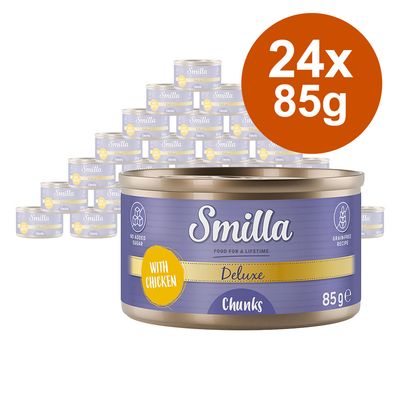 Smilla Deluxe kawałeczki w sosie, 24 x 85 g