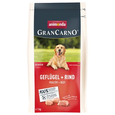 animonda GranCarno Senior, drób i wołowina