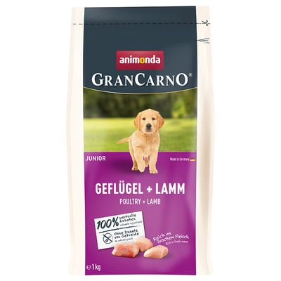 animonda GranCarno Junior, drób i jagnięcina