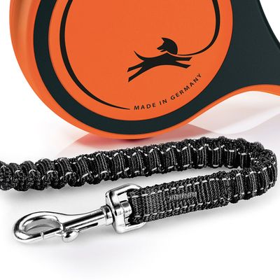 flexi Xtreme pomarańczowa smycz taśmowa, 8 m