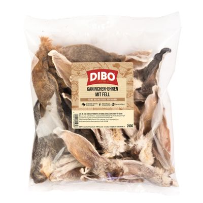 DIBO, królicze uszy z sierścią