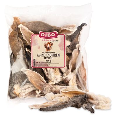 DIBO, królicze uszy z sierścią