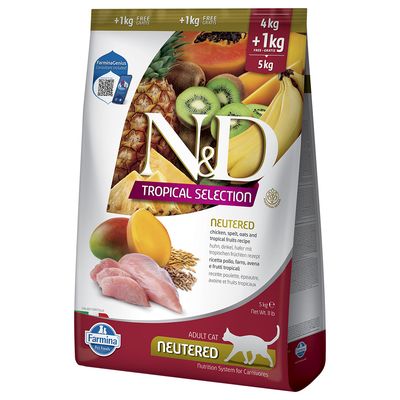 N&D Cat Tropical Selection Neutered, kurczak