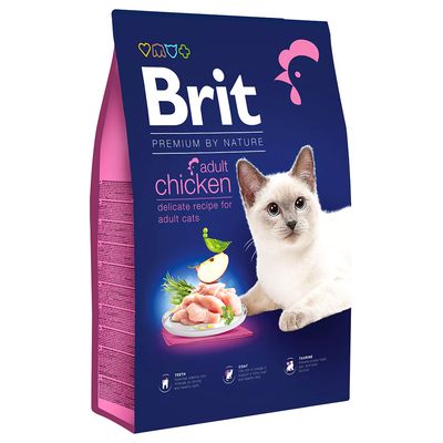 Brit Premium by Nature Cat Adult, kurczak