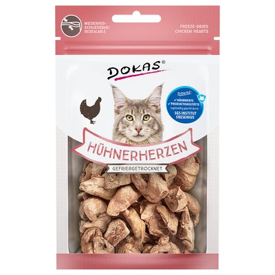 Dokas, liofilizowane serca kurczaka