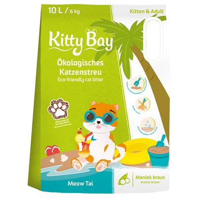 KittyBay Meow Tai, ekologiczny żwirek z brązowym maniokiem