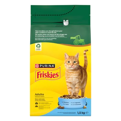 PURINA Friskies Adult Cat, łosoś i warzywa