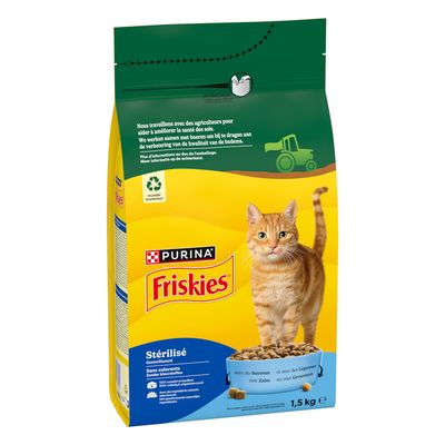 PURINA Friskies Sterilised, łosoś i tuńczyk z warzywami