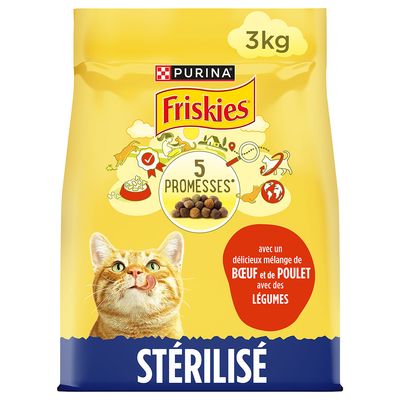 PURINA Friskies Sterilised, wołowina i kurczak z warzywami