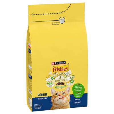 PURINA Friskies Sterilised, jagnięcina i kurczak z warzywami