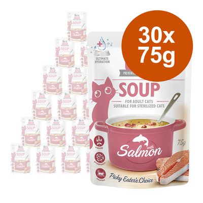 Korzystny pakiet Brit Care zupa dla kotów, 30 x 75 g