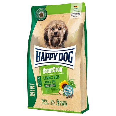 Happy Dog NaturCroq Mini Adult, jagnięcina i ryż