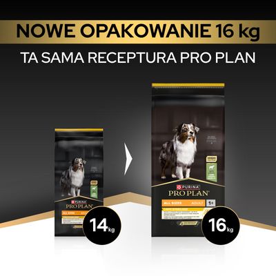Pro Plan All sizes Adult Light Sterilised, jagnięcina