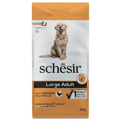 Schesir Dog Large Adult, kurczak