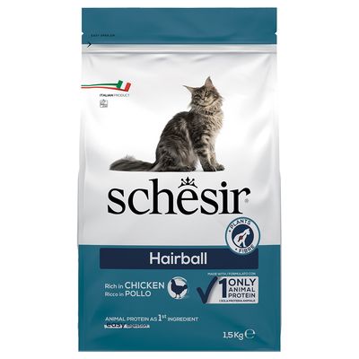Schesir Original Hairball, z kurczakiem