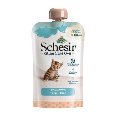 Schesir Kitten in Cream, 10 x 150 g