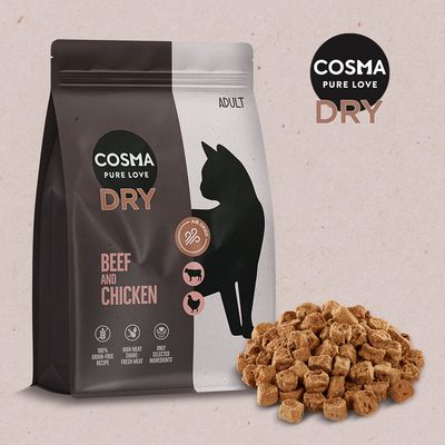 Cosma sucha karma, wołowina i kurczak