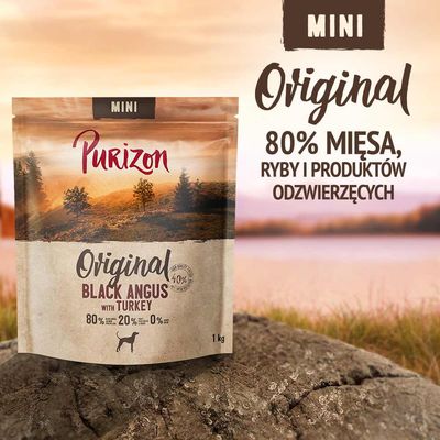 Purizon Adult Mini, wołowina Black Angus i indyk