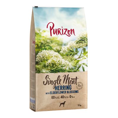 Purizon Single Meat, śledź z kwiatami czarnego bzu