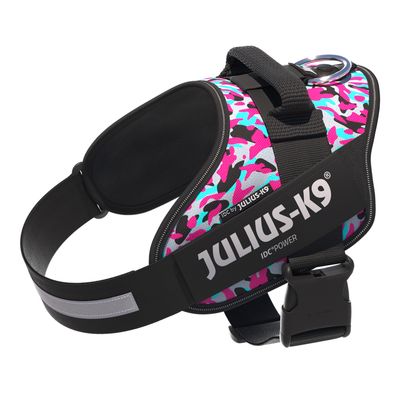 JULIUS-K9 IDC® Power szelki dla psa, różowo-szare