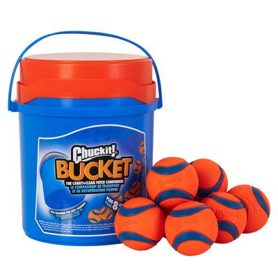 CHUCKIT! Wiaderko z 8 piłkami Ultra