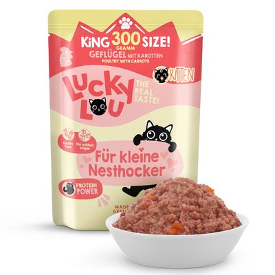 Lucky Lou Lifestage Kitten, 6 x 300 g