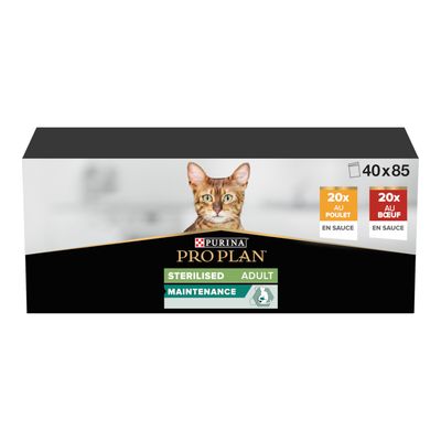 PURINA PRO PLAN Sterilised Adult, 40 x 85 g