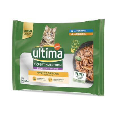 Ultima Cat Expert Nutrition Difficult Appetite, tuńczyk i kurczak
