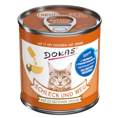 Dokas Schleck und Weg napój dla kotów, z kurczakiem