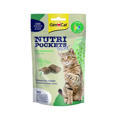 GimCat Nutri Pockets Insekty i kocimiętka