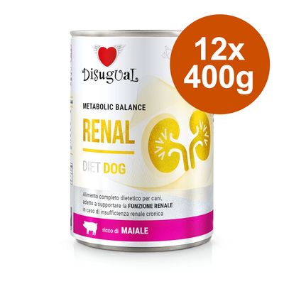 Korzystny pakiet Disugual Renal dla psów, 12 x 400 g