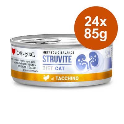 Korzystny pakiet Disugual Metabolic Balance Struvite Cat, 24 x 85 g