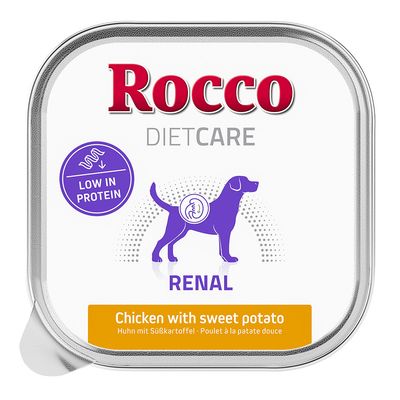 Rocco Diet Care Renal w tackach, kurczak z batatami, 150 g