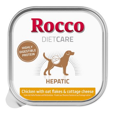 Rocco Diet Care Hepatic kurczak z płatkami owsianymi i twarogiem, 150g