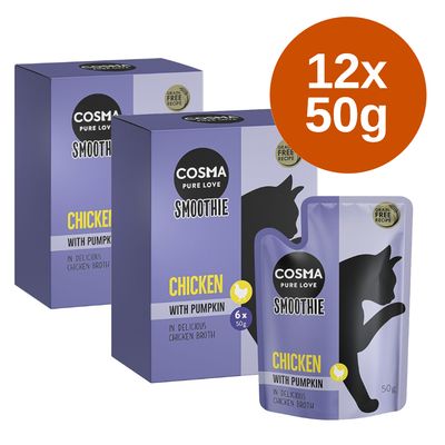 Korzystny pakiet Cosma Smoothie, 12 x 50 g