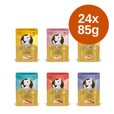 Korzystny pakiet mieszany Kitty Cat Filet in Paté, 24 x 85 g